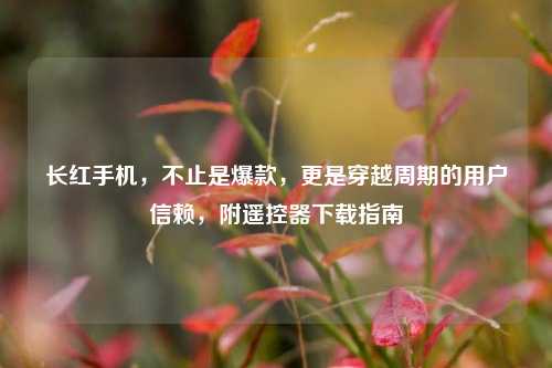 长红手机，不止是爆款，更是穿越周期的用户信赖，附遥控器下载指南