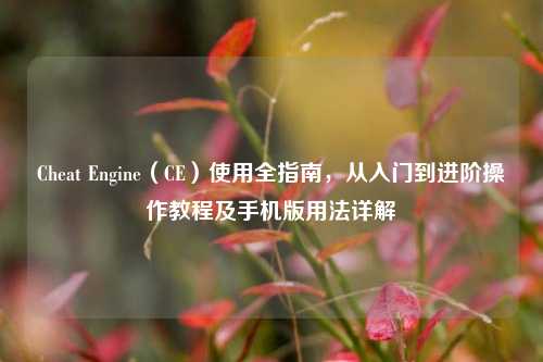 Cheat Engine（CE）使用全指南，从入门到进阶操作教程及手机版用法详解