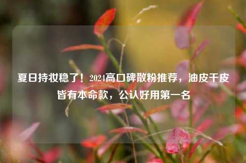 夏日持妆稳了!2024高口碑散粉推荐,油皮干皮皆有本命款,公认好用第一名