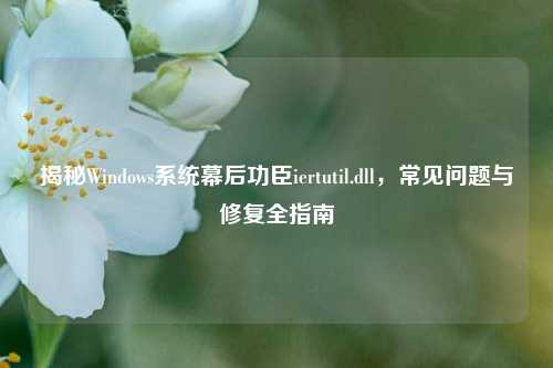 揭秘Windows系统幕后功臣iertutil.dll,常见问题与修复全指南