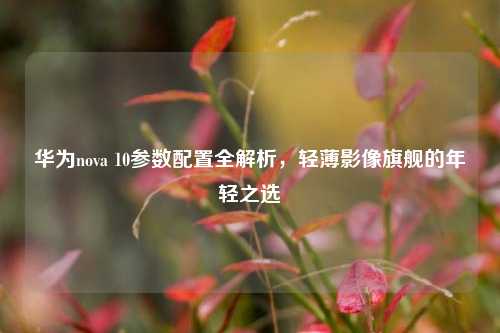华为nova 10参数配置全解析,轻薄影像旗舰的年轻之选