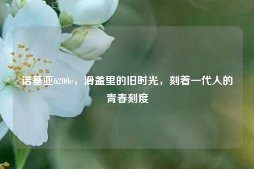 诺基亚6200c，滑盖里的旧时光，刻着一代人的青春刻度