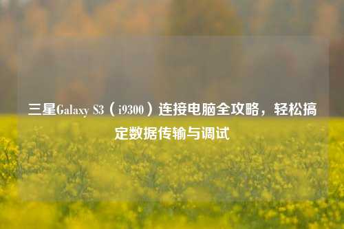 三星Galaxy S3(i9300)连接电脑全攻略,轻松搞定数据传输与调试