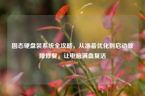 固态硬盘装系统全攻略，从准备优化到启动故障修复，让电脑满血复活