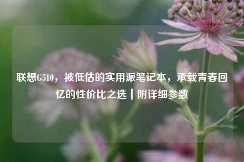 联想G510,被低估的实用派笔记本,承载青春回忆的性价比之选|附详细参数