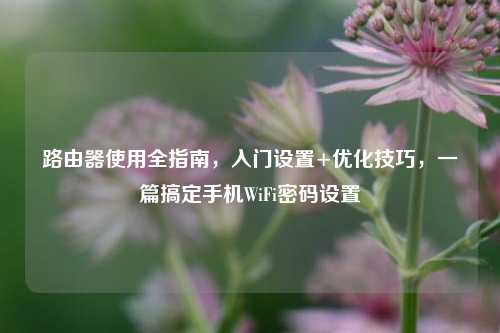 路由器使用全指南,入门设置+优化技巧,一篇搞定手机WiFi密码设置