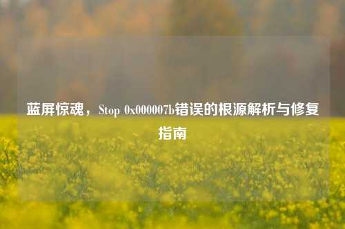 蓝屏惊魂,Stop 0x000007b错误的根源解析与修复指南