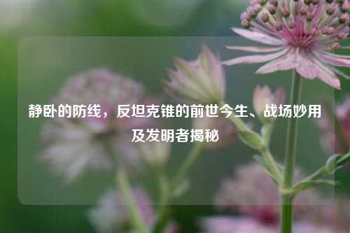 静卧的防线,反坦克锥的前世今生、战场妙用及发明者揭秘
