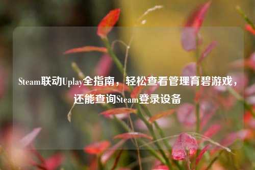 Steam联动Uplay全指南，轻松查看管理育碧游戏，还能查询Steam登录设备