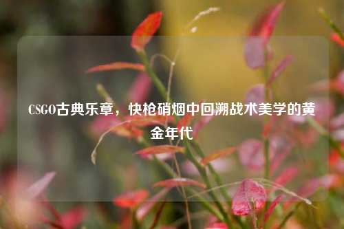 CSGO古典乐章，快枪硝烟中回溯战术美学的黄金年代