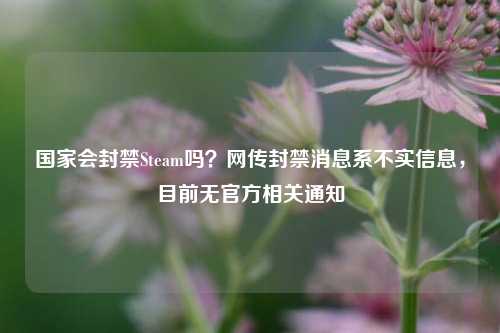国家会封禁Steam吗?网传封禁消息系不实信息,目前无官方相关通知