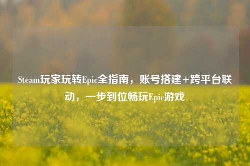 Steam玩家玩转Epic全指南,账号搭建+跨平台联动,一步到位畅玩Epic游戏