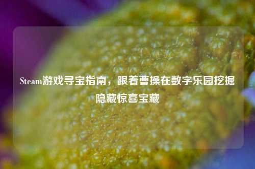 Steam游戏寻宝指南,跟着曹操在数字乐园挖掘隐藏惊喜宝藏