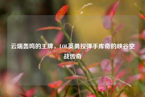 云端轰鸣的王牌,LOL英勇投弹手库奇的峡谷空战传奇