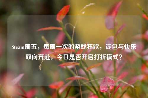 Steam周五,每周一次的游戏狂欢,钱包与快乐双向奔赴,今日是否开启打折模式?