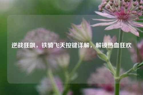 逆战狂飙,铁骑飞天按键详解,解锁热血狂欢