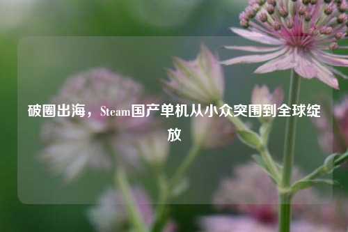 破圈出海，Steam国产单机从小众突围到全球绽放