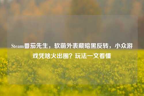 Steam番茄先生,软萌外表藏暗黑反转,小众游戏凭啥火出圈?玩法一文看懂