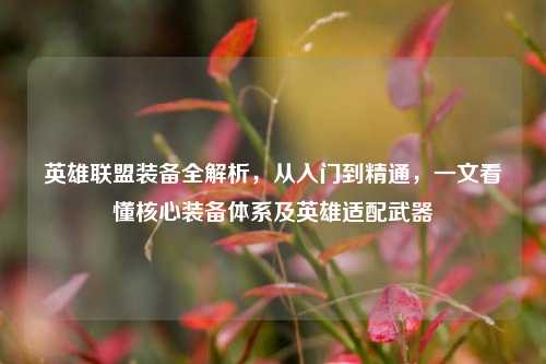 英雄联盟装备全解析,从入门到精通,一文看懂核心装备体系及英雄适配武器