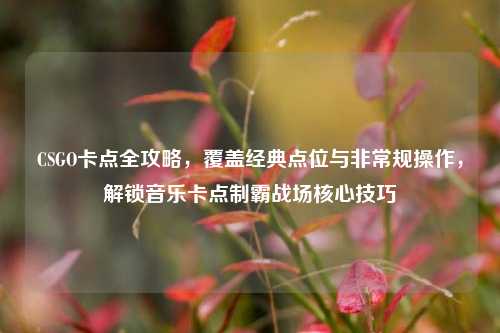 CSGO卡点全攻略，覆盖经典点位与非常规操作，解锁音乐卡点制霸战场核心技巧