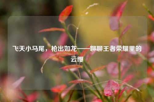 飞天小马尾，枪出如龙——聊聊王者荣耀里的云缨