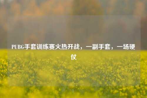 PUBG手套训练赛火热开战，一副手套，一场硬仗