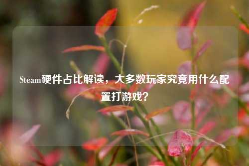 Steam硬件占比解读,大多数玩家究竟用什么配置打游戏?