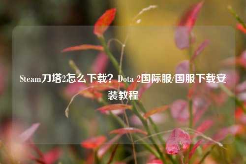 Steam刀塔2怎么下载?Dota 2国际服/国服下载安装教程