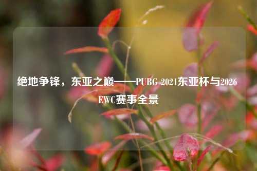 绝地争锋,东亚之巅——PUBG 2021东亚杯与2026 EWC赛事全景