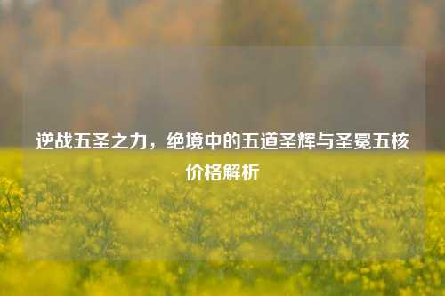 逆战五圣之力，绝境中的五道圣辉与圣冕五核价格解析