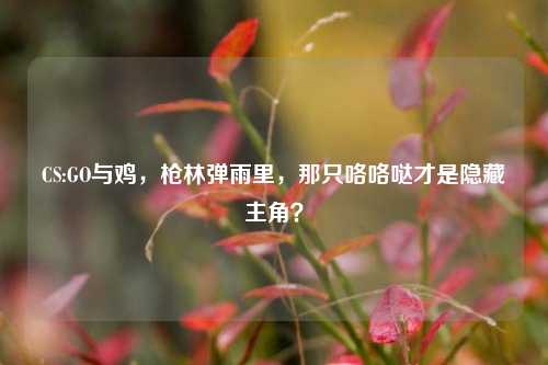 CS:GO与鸡，枪林弹雨里，那只咯咯哒才是隐藏主角？