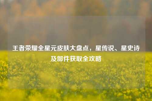 王者荣耀全星元皮肤大盘点，星传说、星史诗及部件获取全攻略