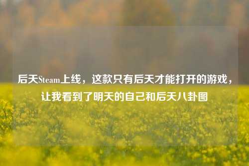 后天Steam上线，这款只有后天才能打开的游戏，让我看到了明天的自己和后天八卦图