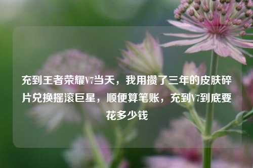 充到王者荣耀V7当天,我用攒了三年的皮肤碎片兑换摇滚巨星,顺便算笔账,充到V7到底要花多少钱