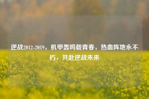 逆战2012-2019,机甲轰鸣载青春,热血阵地永不朽,共赴逆战未来