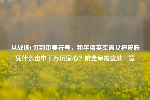 从战场C位到审美符号，和平精英军需女神皮肤凭什么击中千万玩家心？附全军需皮肤一览
