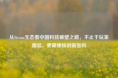 从Steam生态看中国科技破壁之路，不止于玩家圈层，更藏硬核创新密码