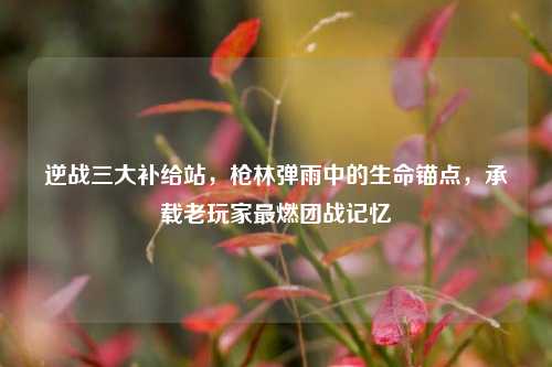 逆战三大补给站，枪林弹雨中的生命锚点，承载老玩家最燃团战记忆